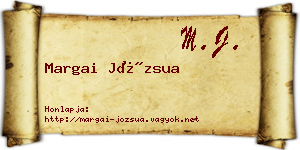 Margai Józsua névjegykártya